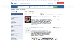 Desktop Screenshot of dum-zahrada.bazak.cz